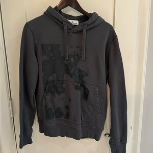 Stone Island gray hoodie size medium